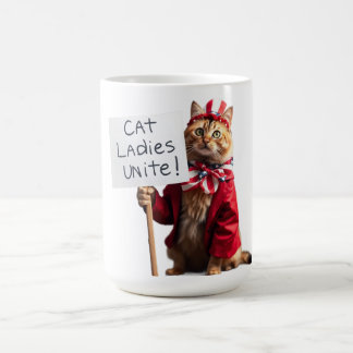Cat Ladies Unite Kamala Harris for President Funny Coffee Mug