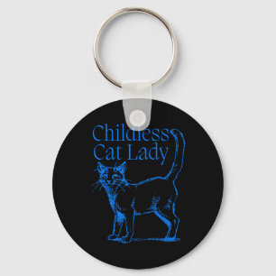 Cat Ladies Vote Blue For Kamala Harris President Key Ring