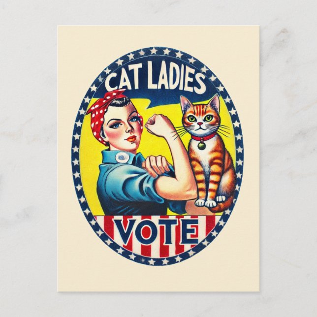 Cat Ladies Vote                                    Postcard (Front)