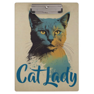 Cat Lady Clipboard
