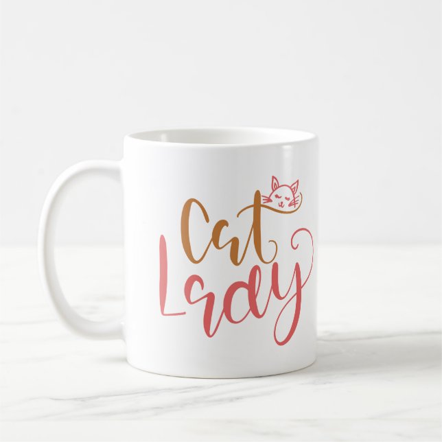 Cat Lady Coffee Mug (Left)