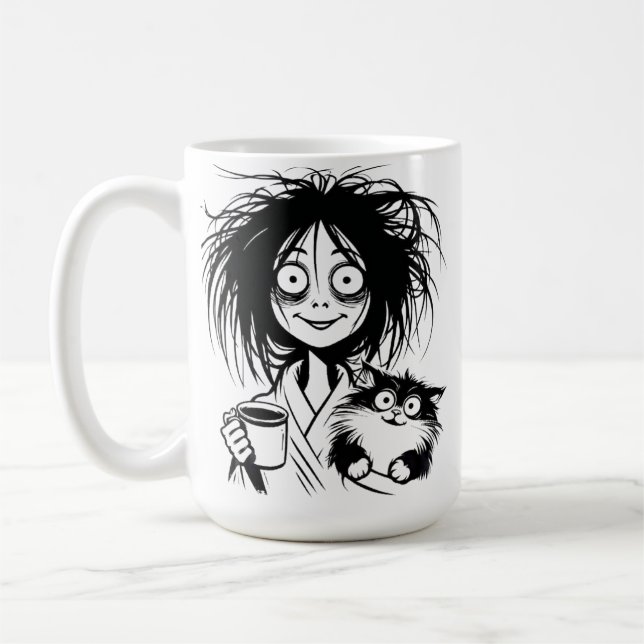 Cat Lady coffee mug 15oz (Left)