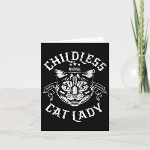 Cat Lady For Kamala Harris 2024 Feminist Voting Card