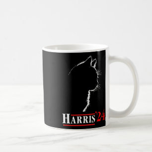 Cat Lady For Kamala Harris President Biden 24  Coffee Mug