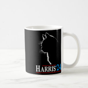 Cat Lady Funny Cat Ladies For Kamala Harris 2024  Coffee Mug