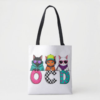 Cat Lady Gift - Obsessive Cat Disorder Tote Bag