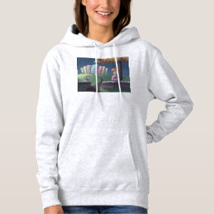 Cat Lady in the park    Hoodie