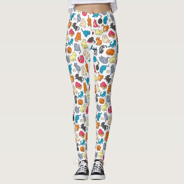 Cat Lady Meowers Leggings (Front)