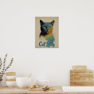 Cat Lady Poster