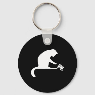Cat Lady Revenge Push Gop Freedom Kamala Harris Key Ring