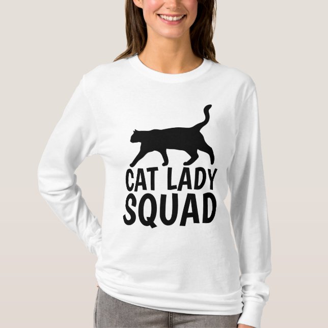 CAT LADY SQUAD T-shirts (Front)