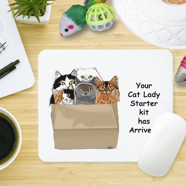 Cat Lady Starter Kit Mouse Mat (Creator Uploaded)