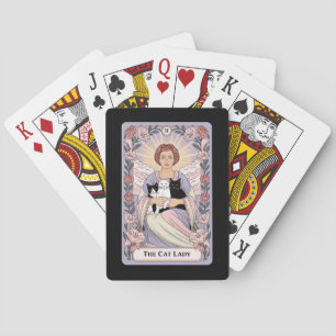 Cat Lady Tarot Card Witchy Feline Mom