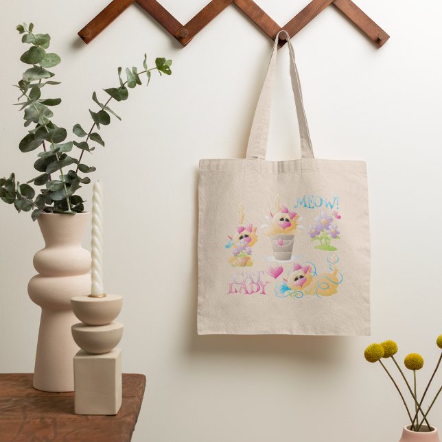 Cat Lady Tote Bag (Creator Uploaded)