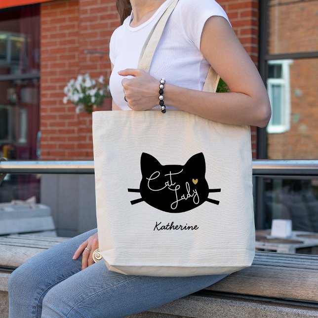 Cat Lady Tote Bag (Creator Uploaded)