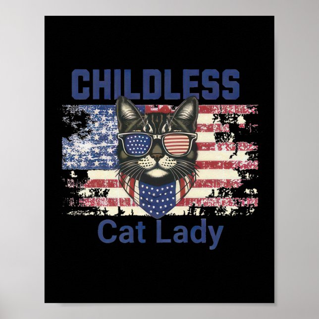 Cat Lady Votes For Women  Poster (Front)