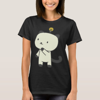 cat  lamp thinking T-Shirt