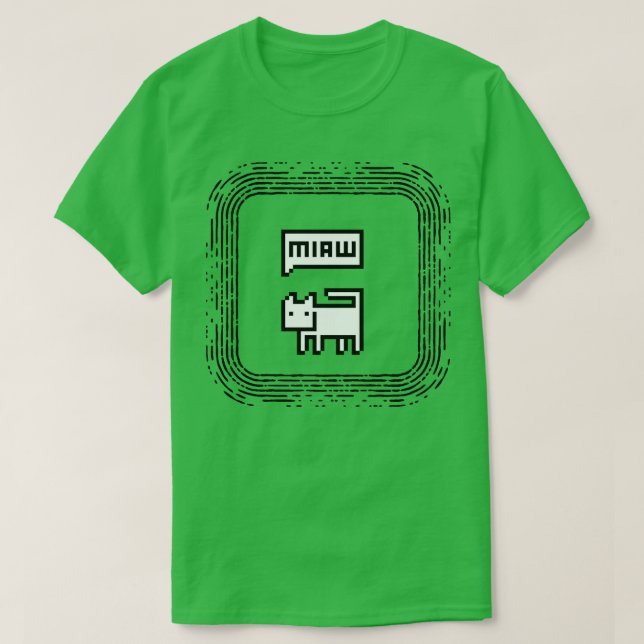 Cat Lazy  T-Shirt (Design Front)