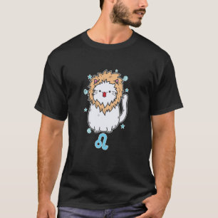 Cat Leo Zodiac Sign T-Shirt
