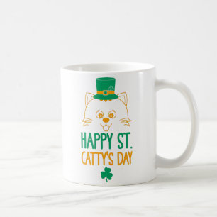 Cat Leprechaun Happy St. Catty's Day Coffee Mug