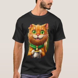 Cat Leprechaun  St Patricks Day Kitten Cats  3 T-Shirt