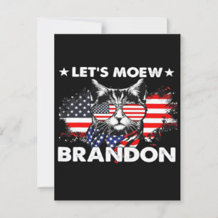 Cat Lets Meow Postcard