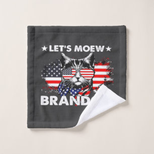 Cat Lets Meow Wash Cloth