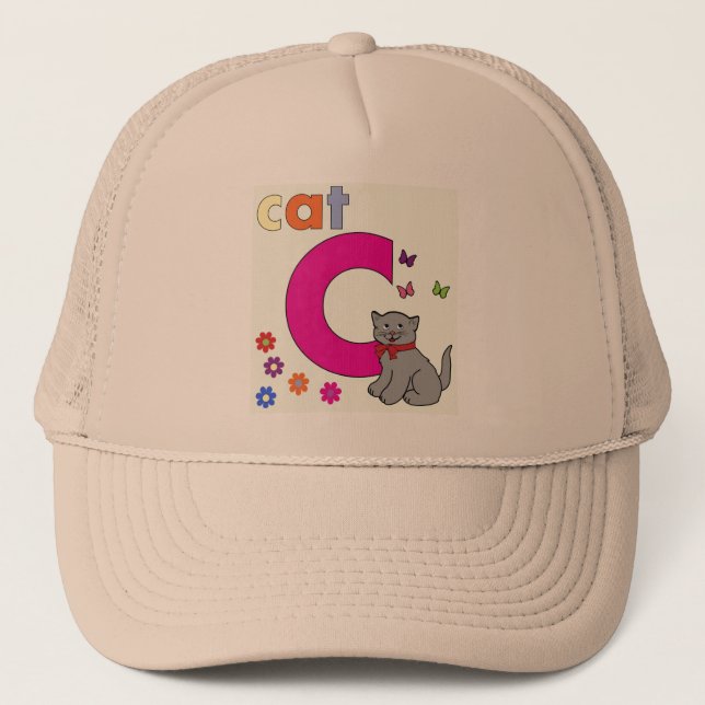 Cat Letter C Hat (Front)