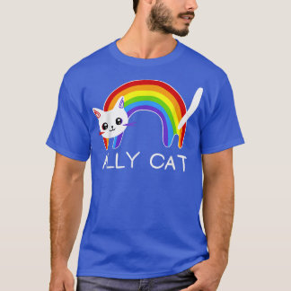 Cat Lgbt Rainbow Flag Gay Pride Month  T-Shirt