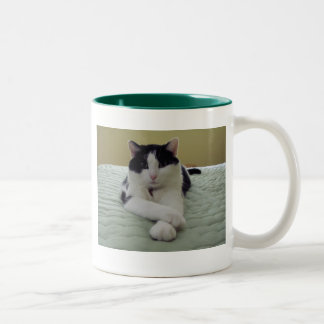 Cat - Life is Good Two-Tone Coffee Mug