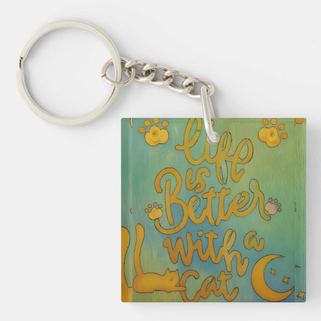 Cat Life  Key Ring (Front)