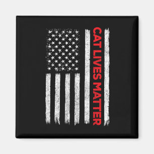 Cat Lives Problem Trump 2024 Magnet