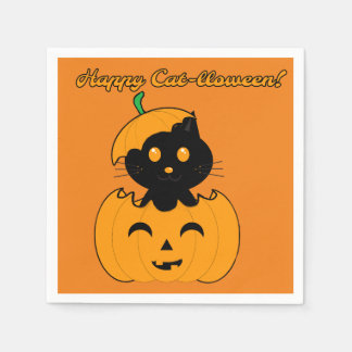 Cat-lloween Napkin