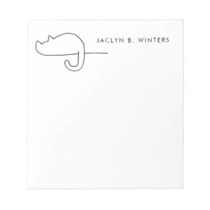 Cat Loaf   Cat Lover Personalized Notepad