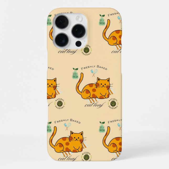  Cat Loaf Funny iPhone Case (Back)