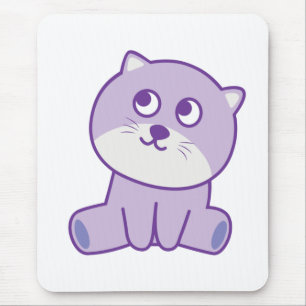 cat  looking to the sky mouse mat