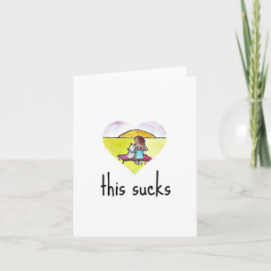 Cat Loss Card, This Sucks, Pet Sympathy, Death Card
