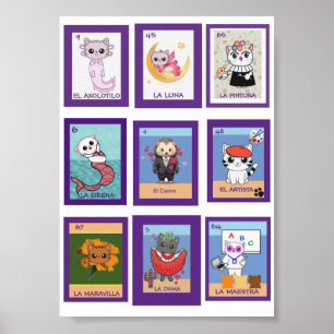 Cat Lottería, Value Poster Paper (Matte)
