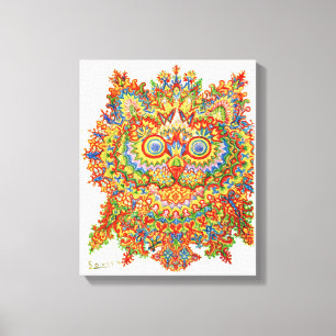 Cat, Louis Wain Canvas Print