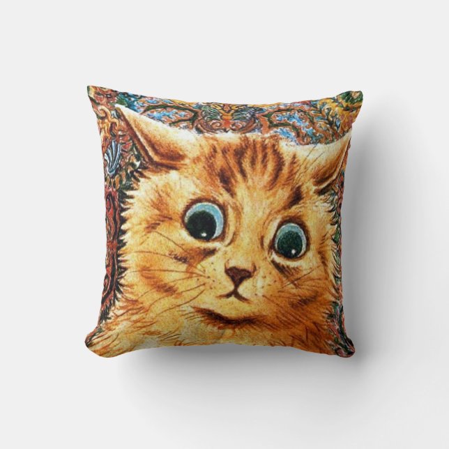 Cat, Louis Wain Cushion (Front)