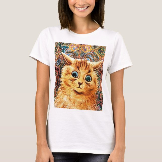 Cat, Louis Wain T-Shirt (Front)