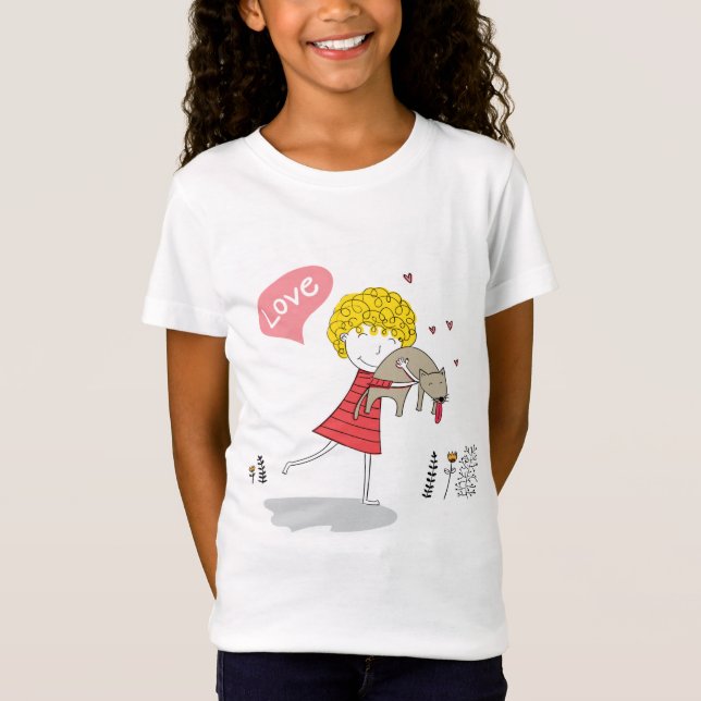 Cat Love Coffee  T-Shirt (Front)