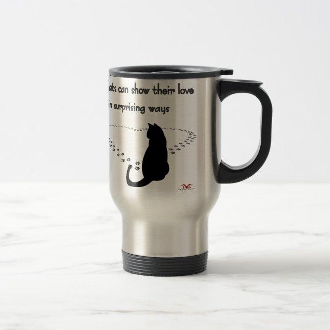 Cat Love-light Travel Mug (Right)