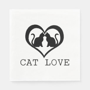 Cat Love    Napkin
