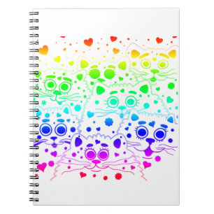 Cat love notebook