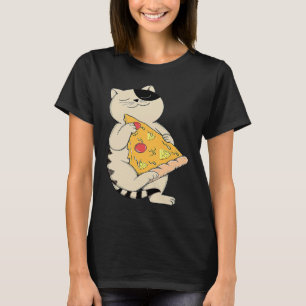 Cat Love Pineapple Pizza Forbidden Hawaiian Foodie T-Shirt