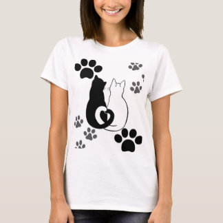 Cat Love T-Shirt Design