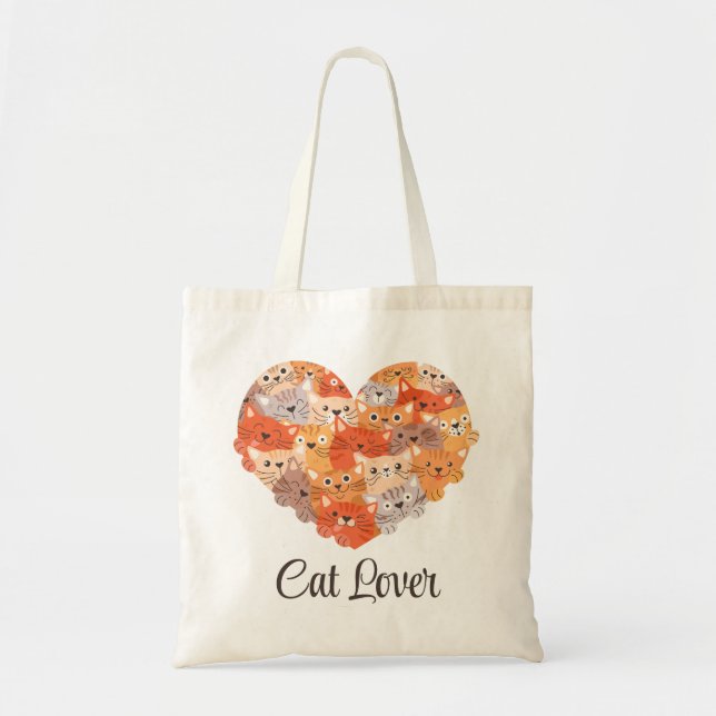 Cat Love Tote Bag (Front)