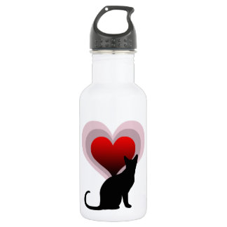 Cat lover 532 ml water bottle
