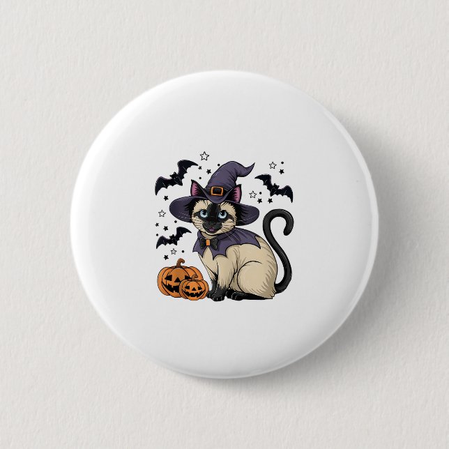 Cat Lover  6 Cm Round Badge (Front)